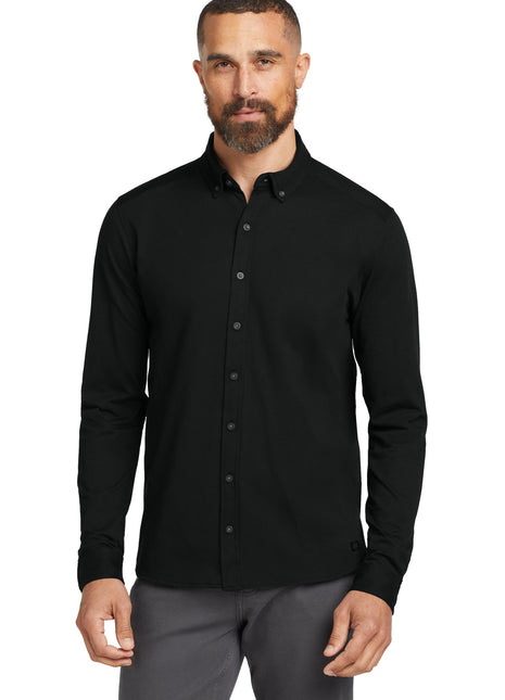 OGIO ®  Code Stretch Long Sleeve Button-Up. OG145 - Blacktop | OGIO
