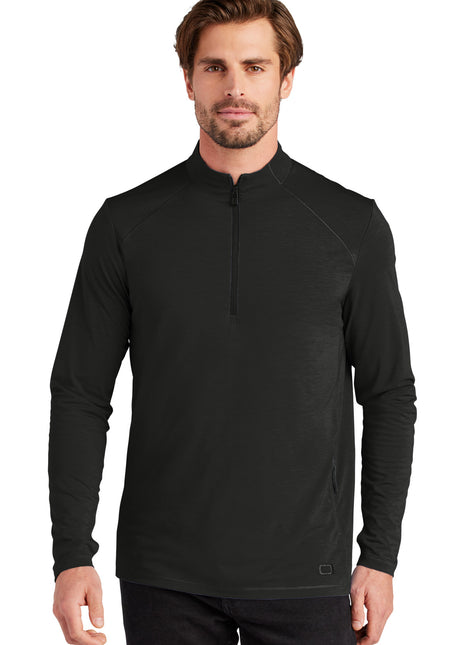 OGIO® Motion 1/4-Zip OG153 - Blacktop | OGIO