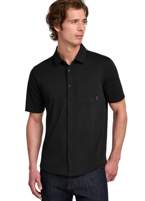 OGIO® Extend Short Sleeve Button-Up OG160 - Blacktop | OGIO