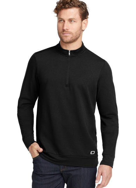 OGIO ® Luuma 1/2-Zip Fleece. OG813 - Blacktop | OGIO