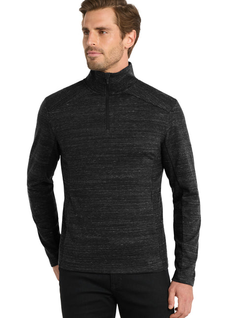 OGIO® Flux 1/4-Zip OG823 - Blacktop Heather | OGIO
