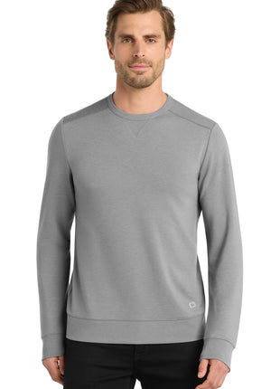 OGIO® Luuma Flex Long Sleeve Crew OG825 - Petrol Grey Heather | OGIO