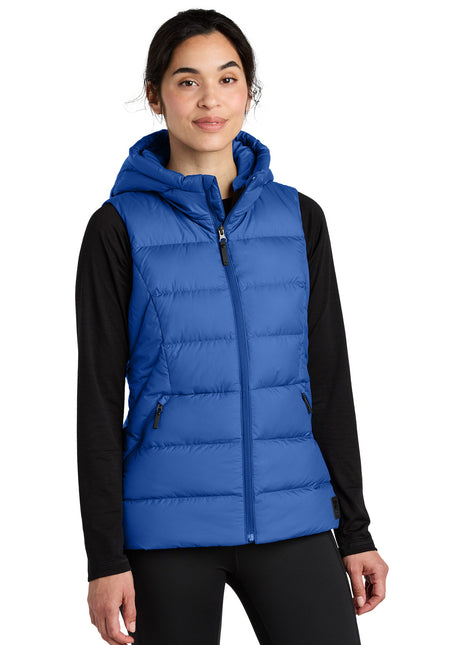 LIMITED EDITION Outdoor Research® Women's Coldsnap Hooded Down Vest OR322218 - Galaxy Blue | Outdoor Research