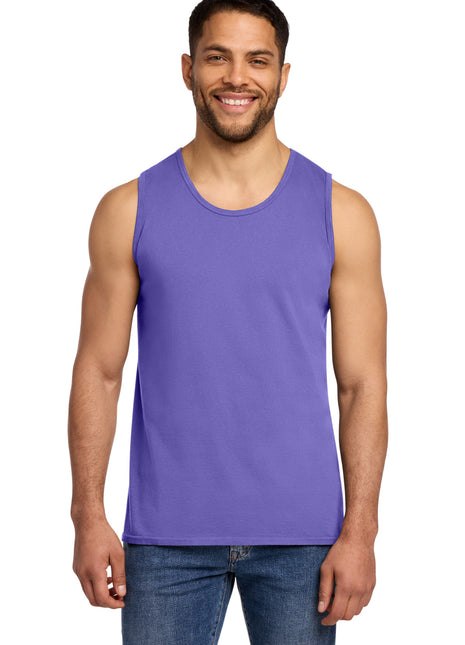 Port & Co™ Beach Wash® Garment-Dyed Tank.  PC099TT - Amethyst | Port & Co