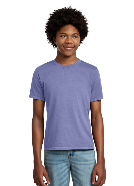 Port & Co™ Youth Beach Wash® Garment-Dyed Tee. PC099Y - Amethyst | Port & Co