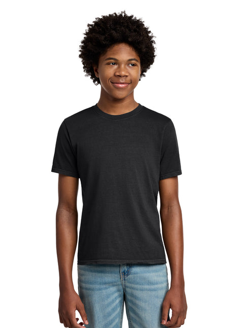 Port & Co™ Youth Beach Wash® Garment-Dyed Tee. PC099Y - Black | Port & Co