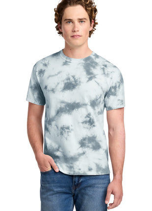 Port & Co™ Crystal Tie-Dye Tee PC145 - Grey | Port & Co