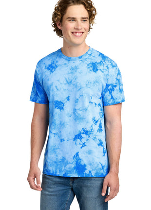Port & Co™ Crystal Tie-Dye Tee PC145 - Sky Blue | Port & Co