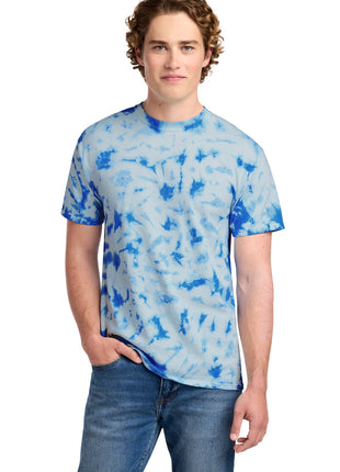 Port & Co™ Crystal Tie-Dye Tee PC145 - True Royal | Port & Co