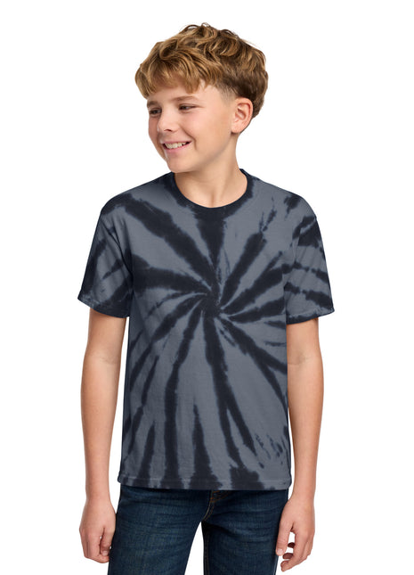 Port & Co™ Youth Tie-Dye Tee. PC147Y - Black | Port & Co