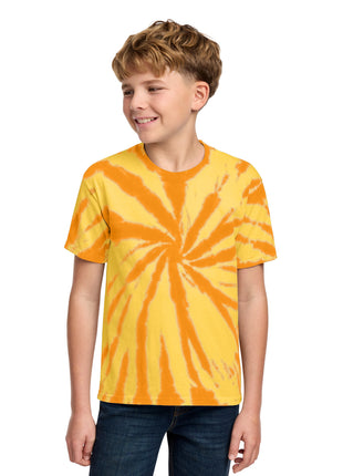 Port & Co™ Youth Tie-Dye Tee. PC147Y - Gold | Port & Co