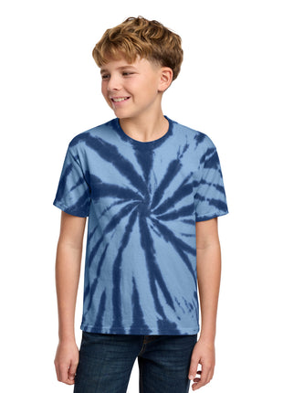 Port & Co™ Youth Tie-Dye Tee. PC147Y - Navy | Port & Co