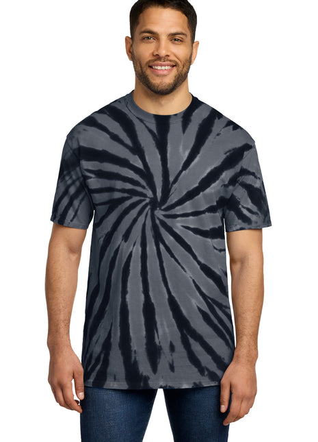 Port & Co™ Tie-Dye Tee. PC147 - Black | Port & Co