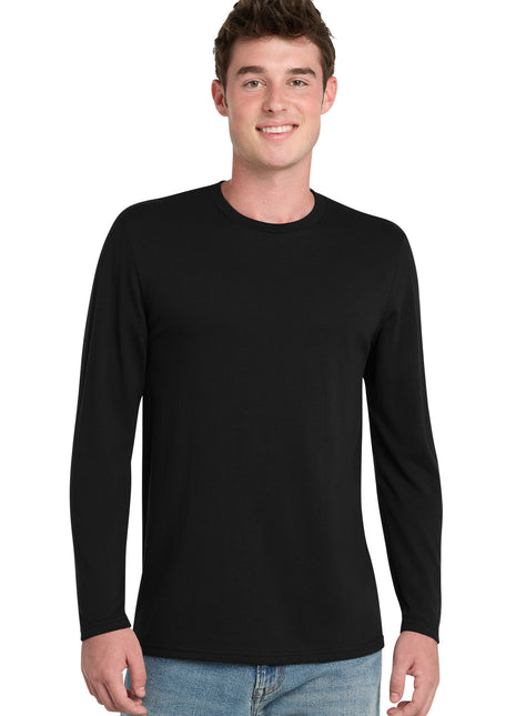 Port & Co™ Tri-Blend Long Sleeve Tee. PC330LS - Black | Port & Co