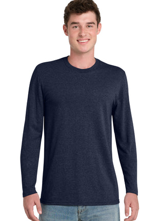 Port & Co™ Tri-Blend Long Sleeve Tee. PC330LS - Team Navy Heather | Port & Co