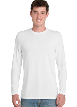 Port & Co™ Tri-Blend Long Sleeve Tee. PC330LS - White | Port & Co