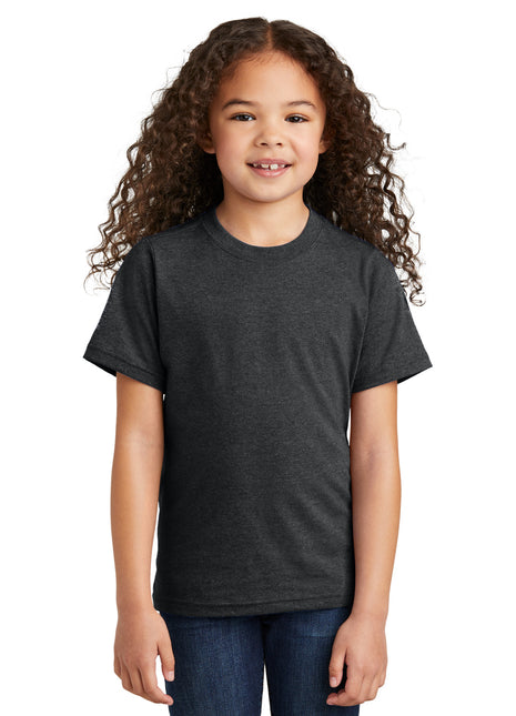 Port & Co™ Youth Tri-Blend Tee PC330Y - Black Heather | Port & Co