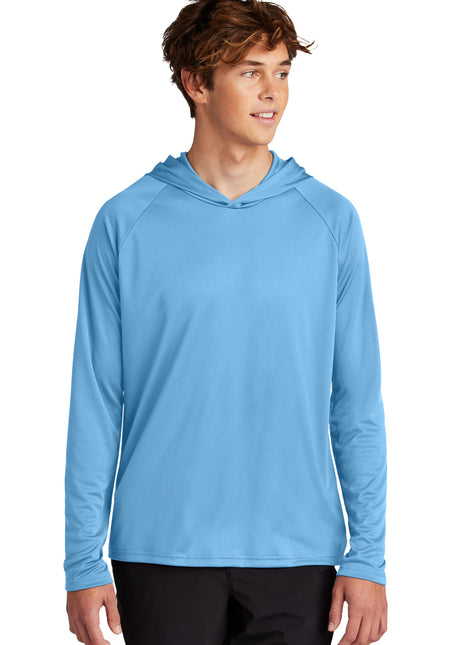 Port & Co™ Performance Pullover Hooded Tee PC380H - Carolina Blue | Port & Co