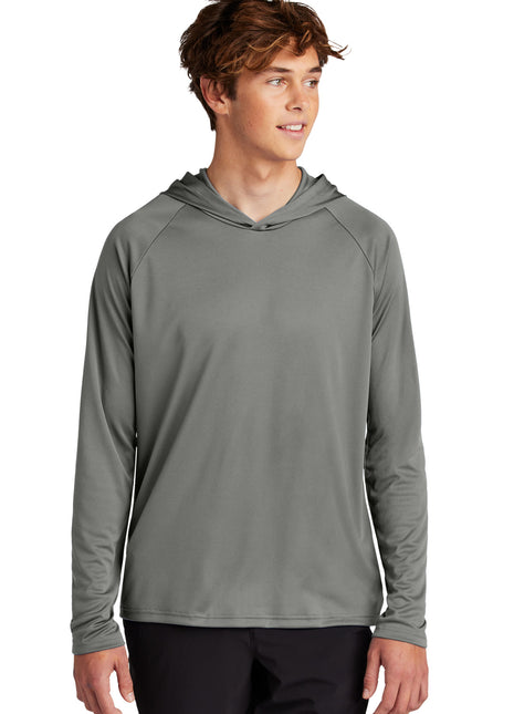 Port & Co™ Performance Pullover Hooded Tee PC380H - Charcoal | Port & Co