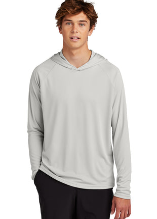 Port & Co™ Performance Pullover Hooded Tee PC380H - Silver | Port & Co