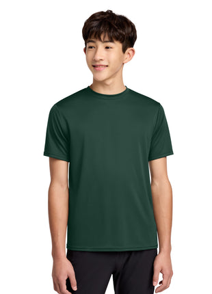 Port & Co™ Youth Performance Tee. PC380Y - Dark Green | Port & Co