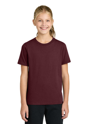Port & Co™ Youth Easy Cotton Tee PC43Y - Athletic Maroon | Port & Co