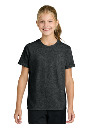 Port & Co™ Youth Easy Cotton Tee PC43Y - Black Heather | Port & Co