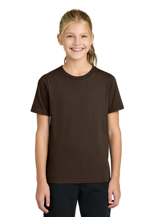 Port & Co™ Youth Easy Cotton Tee PC43Y - Dark Chocolate Brown | Port & Co