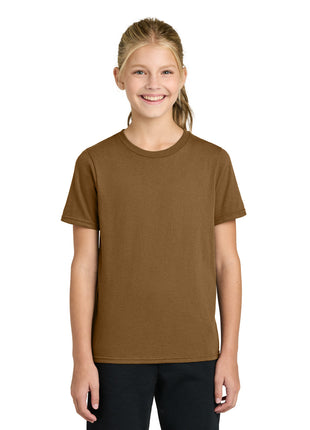 Port & Co™ Youth Easy Cotton Tee PC43Y - Duck Brown | Port & Co