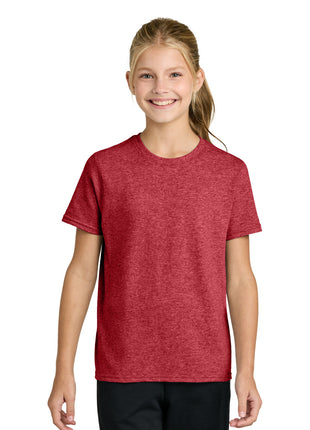 Port & Co™ Youth Easy Cotton Tee PC43Y - Heather Red | Port & Co