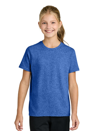 Port & Co™ Youth Easy Cotton Tee PC43Y - Heather Royal | Port & Co