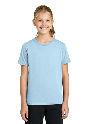 Port & Co™ Youth Easy Cotton Tee PC43Y - Ice Blue | Port & Co