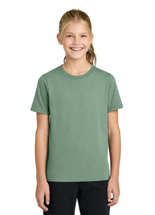Port & Co™ Youth Easy Cotton Tee PC43Y - Laurel Green | Port & Co