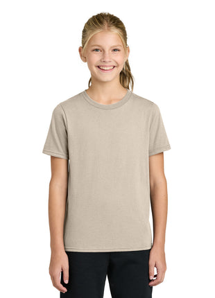 Port & Co™ Youth Easy Cotton Tee PC43Y - Light Sand | Port & Co