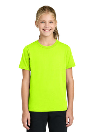 Port & Co™ Youth Easy Cotton Tee PC43Y - S. Green | Port & Co