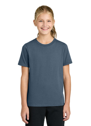 Port & Co™ Youth Easy Cotton Tee PC43Y - Steel Blue | Port & Co