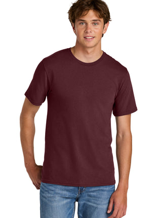 Port & Co™ Easy Cotton Tee PC43 - Athletic Maroon | Port & Co
