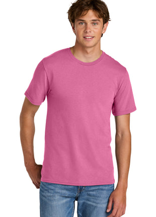 Port & Co™ Easy Cotton Tee PC43 - Awareness Pink | Port & Co