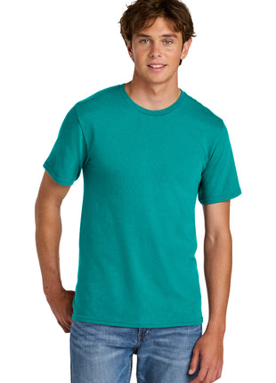 Port & Co™ Easy Cotton Tee PC43 - Bright Aqua | Port & Co