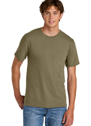Port & Co™ Easy Cotton Tee PC43 - Coyote Brown | Port & Co