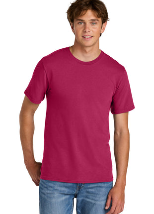 Port & Co™ Easy Cotton Tee PC43 - Flush Pink | Port & Co
