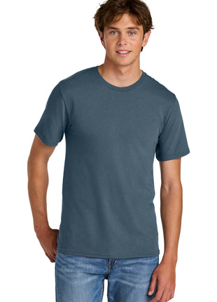 Port & Co™ Easy Cotton Tee PC43 - Steel Blue | Port & Co