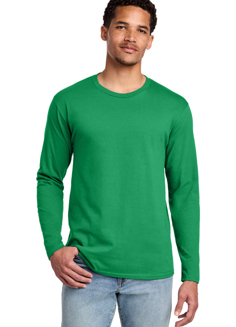 Port & Co™ Long Sleeve Fan Favorite Tee. PC450LS - Athletic Kelly | Port & Co