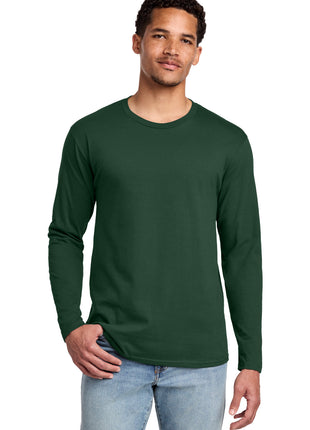 Port & Co™ Long Sleeve Fan Favorite Tee. PC450LS - Forest Green | Port & Co