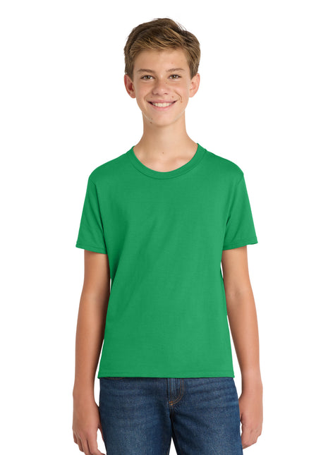 Port & Co™ Youth Fan Favorite Tee. PC450Y - Athletic Kelly | Port & Co