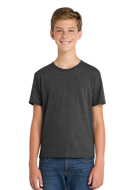 Port & Co™ Youth Fan Favorite ™ Blend Tee. PC455Y - Black Heather | Port & Co