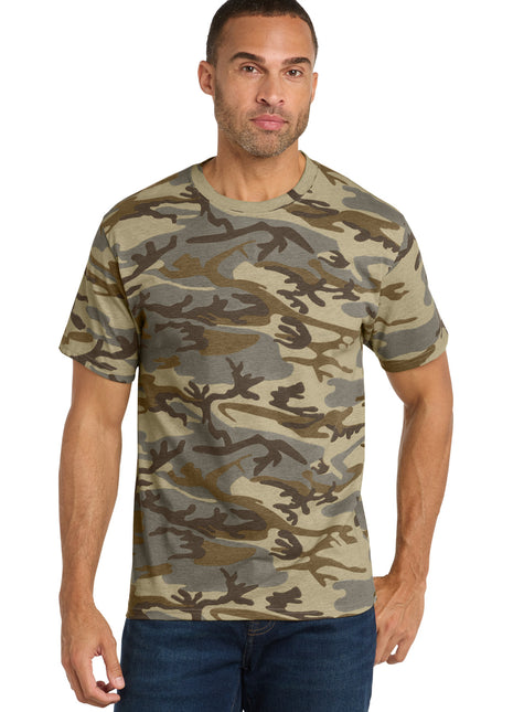 Port & Co™ Core Cotton Camo Tee.  PC54C - Desert Camo | Port & Co