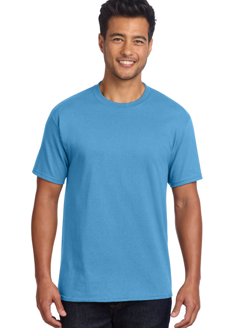 Port & Co™ Core Cotton DTG Tee PC54DTG - Aquatic Blue | Port & Co