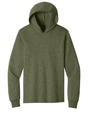 Port & Co™ Core Cotton Pullover Hooded Tee PC54H - Olive Drab Green Heather | Port & Co