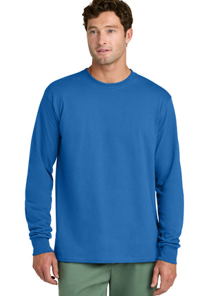 Port & Co™ Long Sleeve Core Cotton Tee. PC54LS - Royal | Port & Co